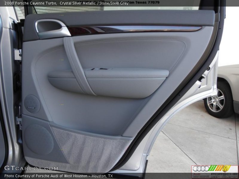 Crystal Silver Metallic / Stone/Steel Grey 2008 Porsche Cayenne Turbo