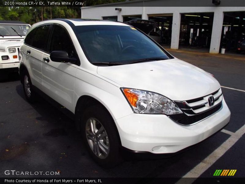 Taffeta White / Gray 2010 Honda CR-V EX