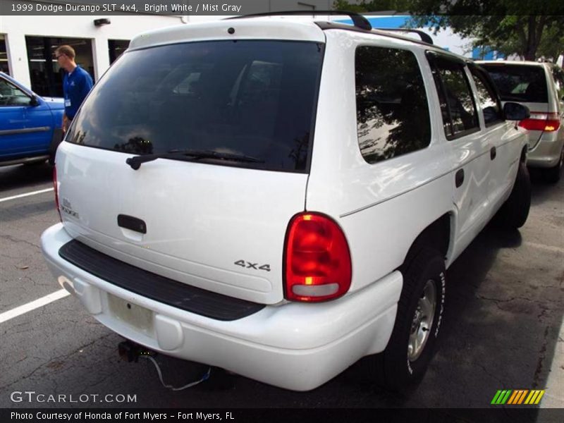 Bright White / Mist Gray 1999 Dodge Durango SLT 4x4