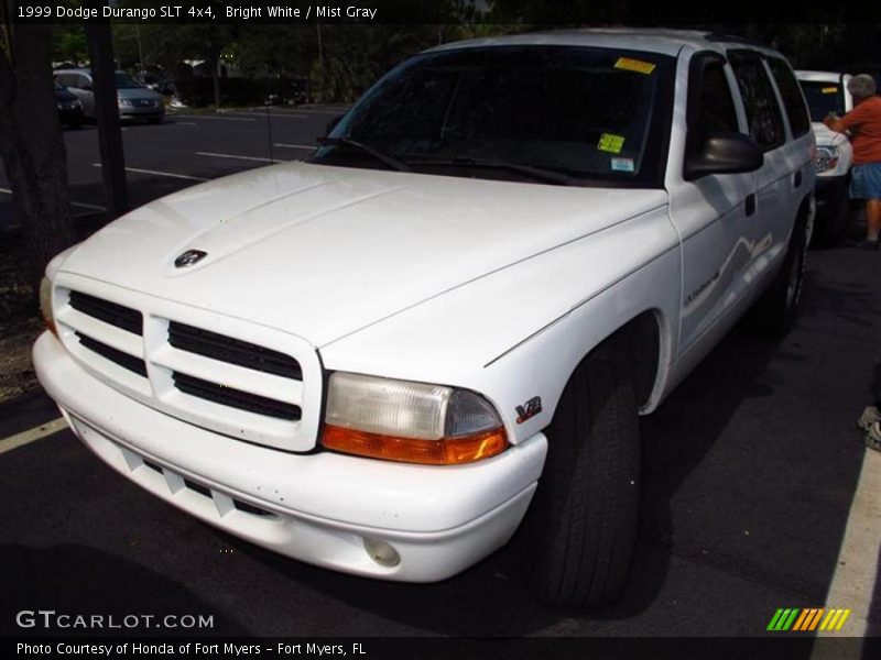 Bright White / Mist Gray 1999 Dodge Durango SLT 4x4
