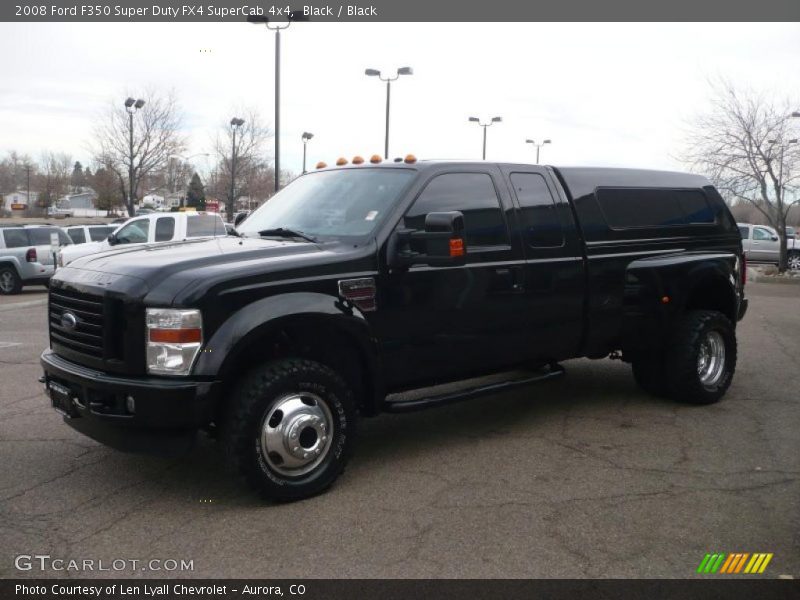 Black / Black 2008 Ford F350 Super Duty FX4 SuperCab 4x4