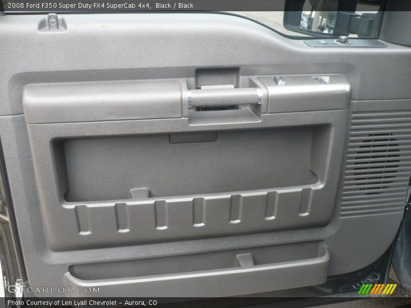 Black / Black 2008 Ford F350 Super Duty FX4 SuperCab 4x4