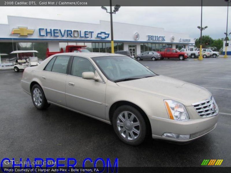 Gold Mist / Cashmere/Cocoa 2008 Cadillac DTS