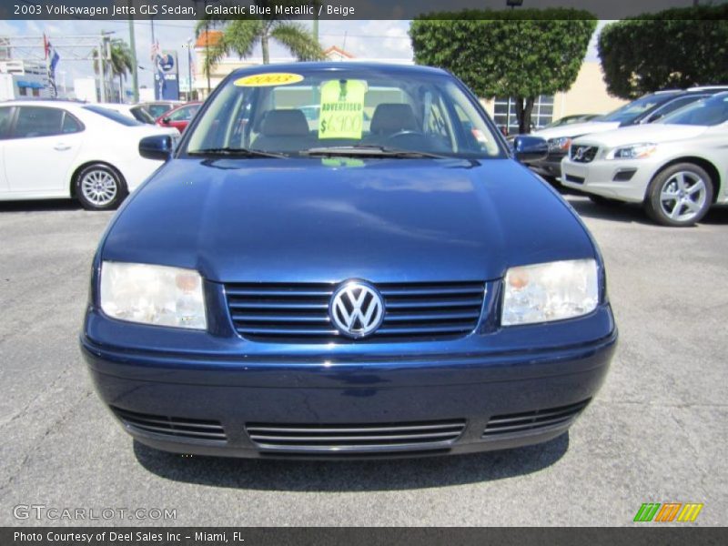 Galactic Blue Metallic / Beige 2003 Volkswagen Jetta GLS Sedan