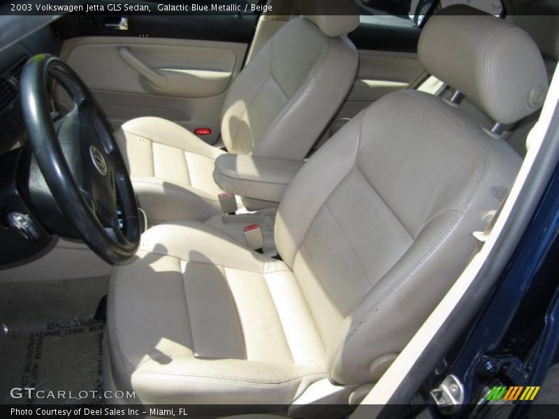 Galactic Blue Metallic / Beige 2003 Volkswagen Jetta GLS Sedan