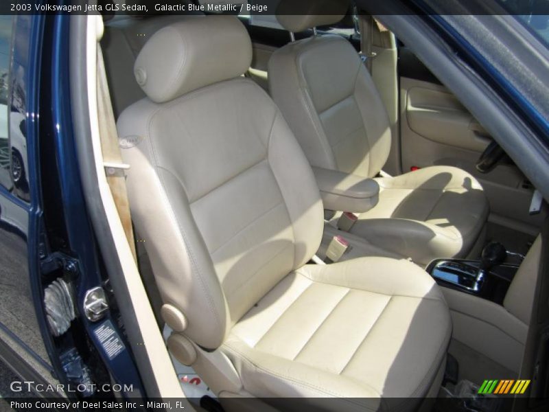 Galactic Blue Metallic / Beige 2003 Volkswagen Jetta GLS Sedan