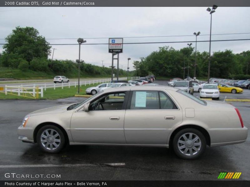 Gold Mist / Cashmere/Cocoa 2008 Cadillac DTS