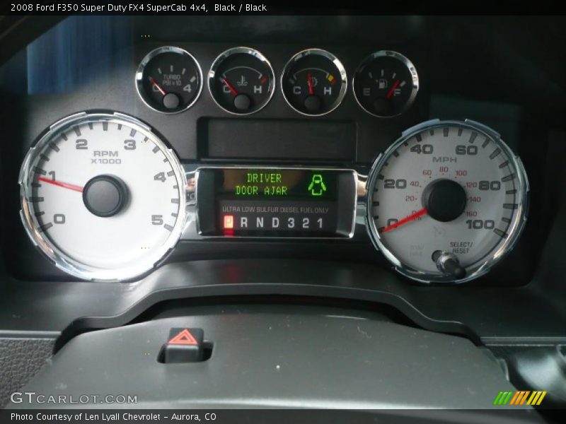  2008 F350 Super Duty FX4 SuperCab 4x4 FX4 SuperCab 4x4 Gauges