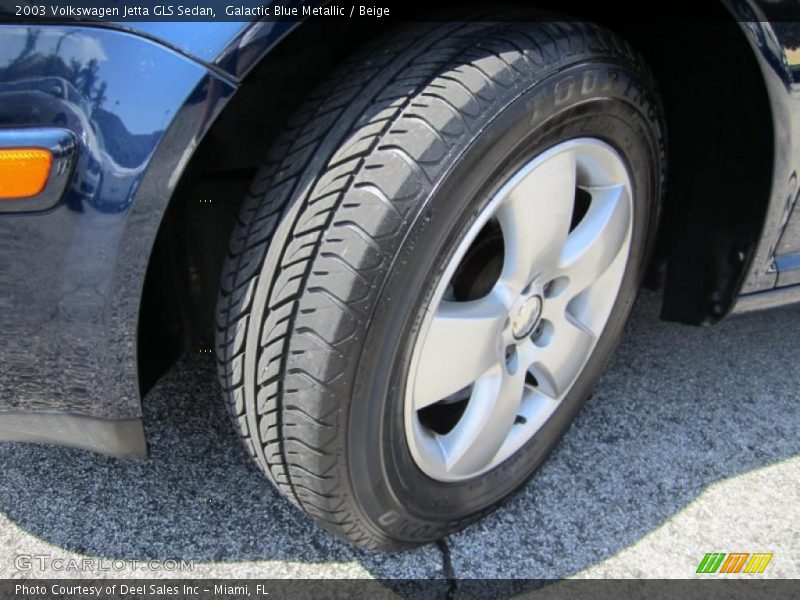 Galactic Blue Metallic / Beige 2003 Volkswagen Jetta GLS Sedan