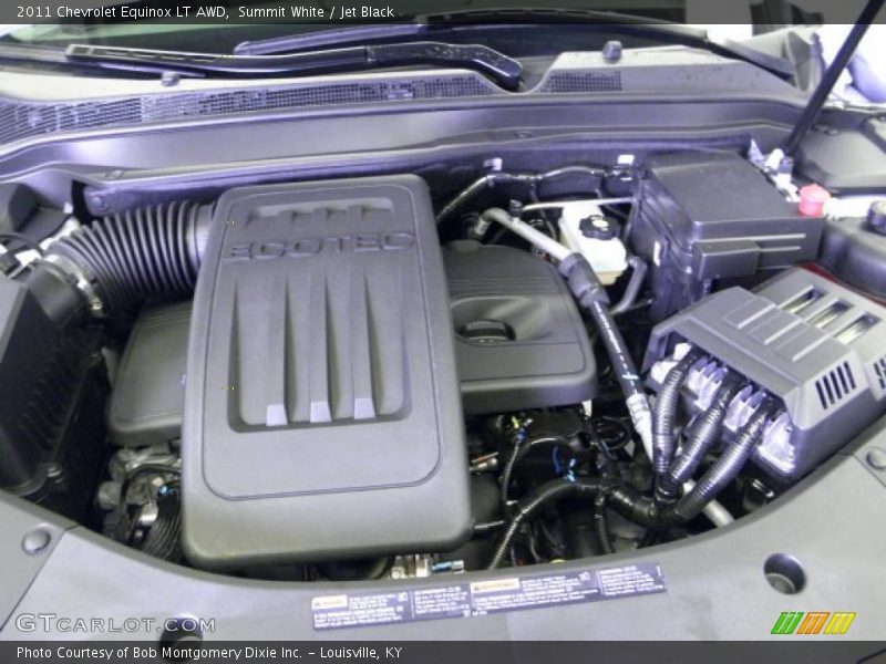 Summit White / Jet Black 2011 Chevrolet Equinox LT AWD
