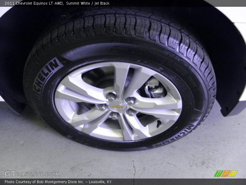 Summit White / Jet Black 2011 Chevrolet Equinox LT AWD