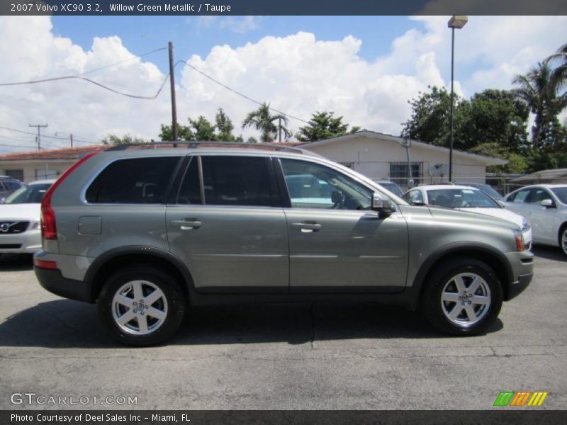 Willow Green Metallic / Taupe 2007 Volvo XC90 3.2