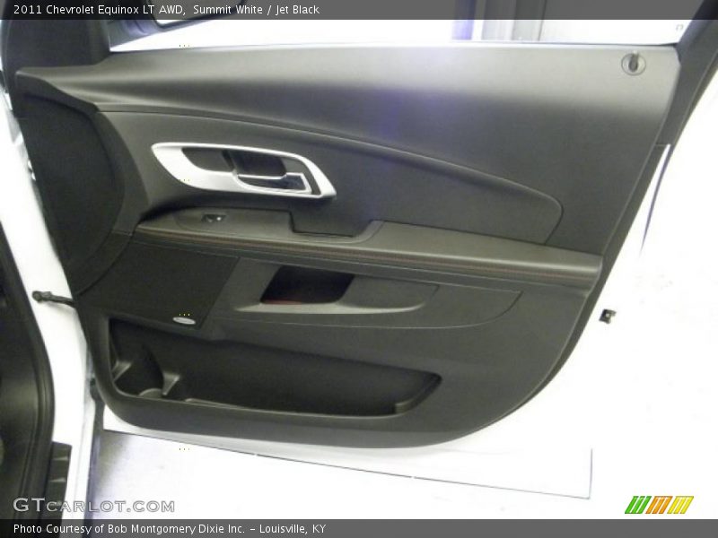 Summit White / Jet Black 2011 Chevrolet Equinox LT AWD