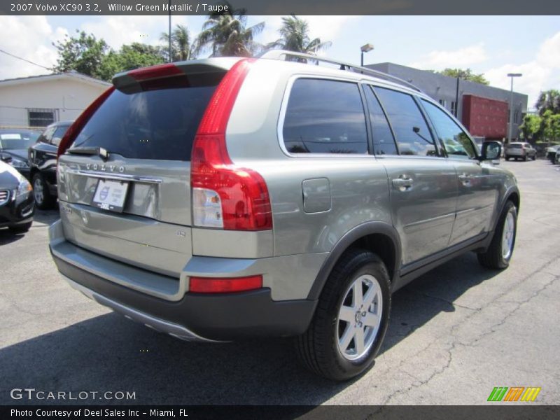 Willow Green Metallic / Taupe 2007 Volvo XC90 3.2