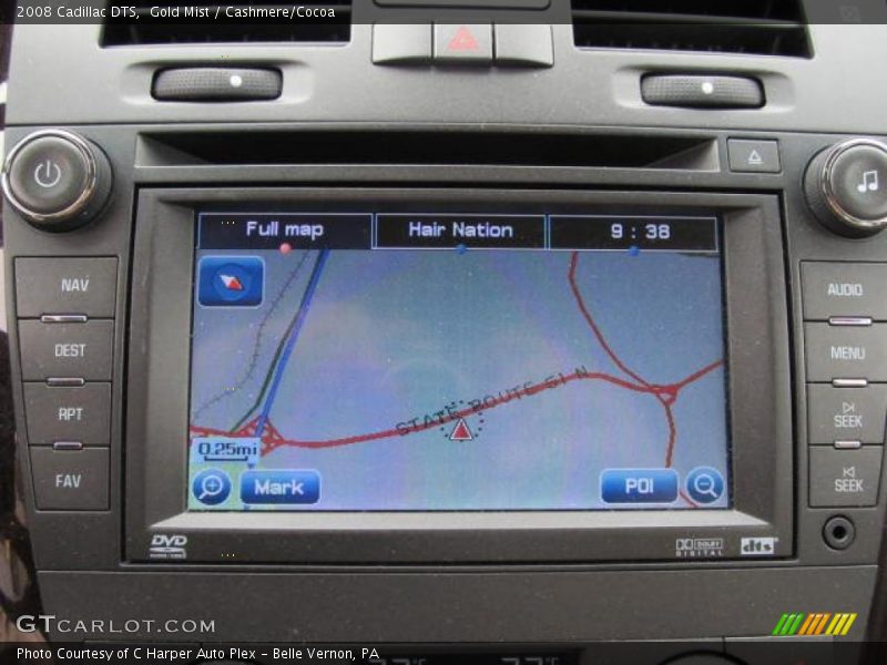 Gold Mist / Cashmere/Cocoa 2008 Cadillac DTS