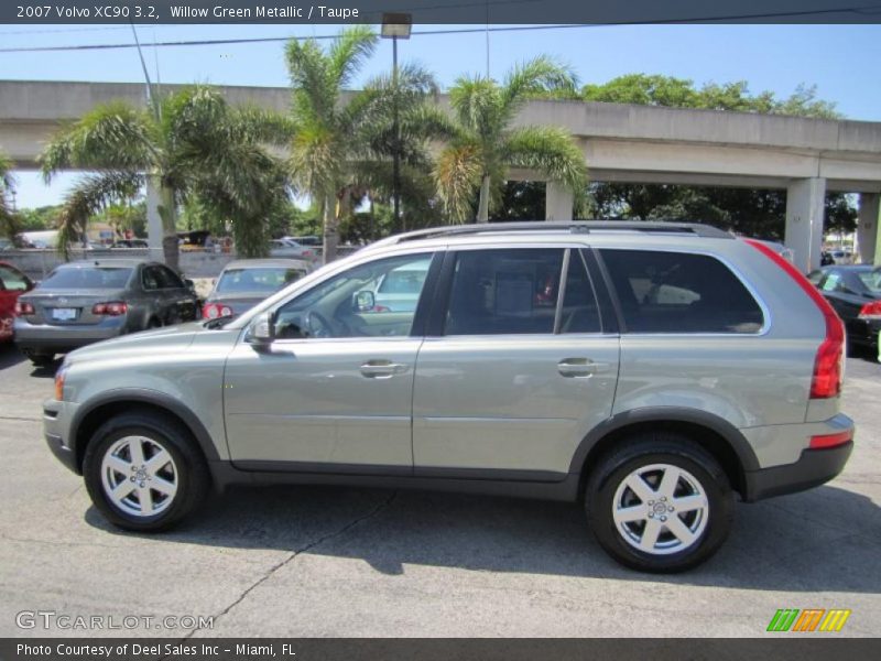 Willow Green Metallic / Taupe 2007 Volvo XC90 3.2