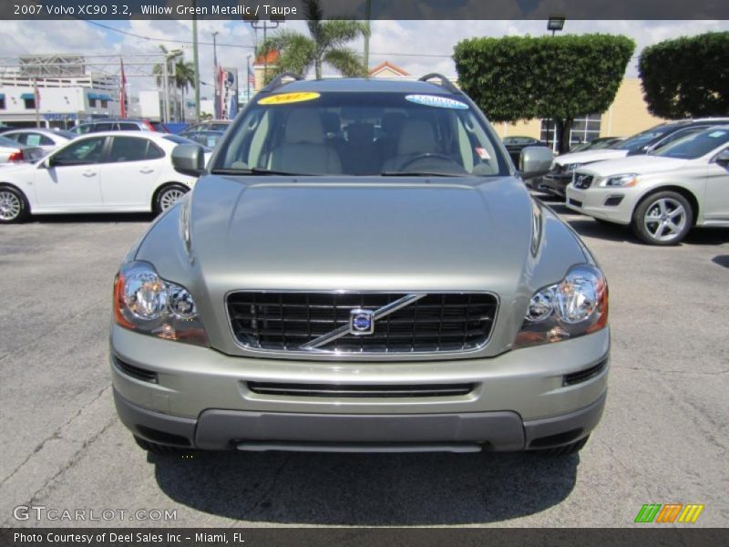Willow Green Metallic / Taupe 2007 Volvo XC90 3.2