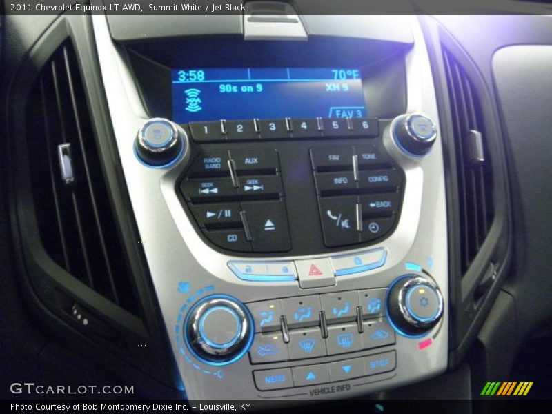 Summit White / Jet Black 2011 Chevrolet Equinox LT AWD
