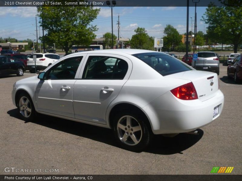 Summit White / Ebony 2010 Chevrolet Cobalt LT Sedan