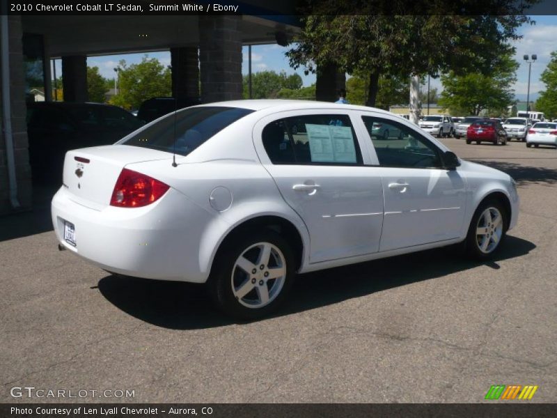 Summit White / Ebony 2010 Chevrolet Cobalt LT Sedan