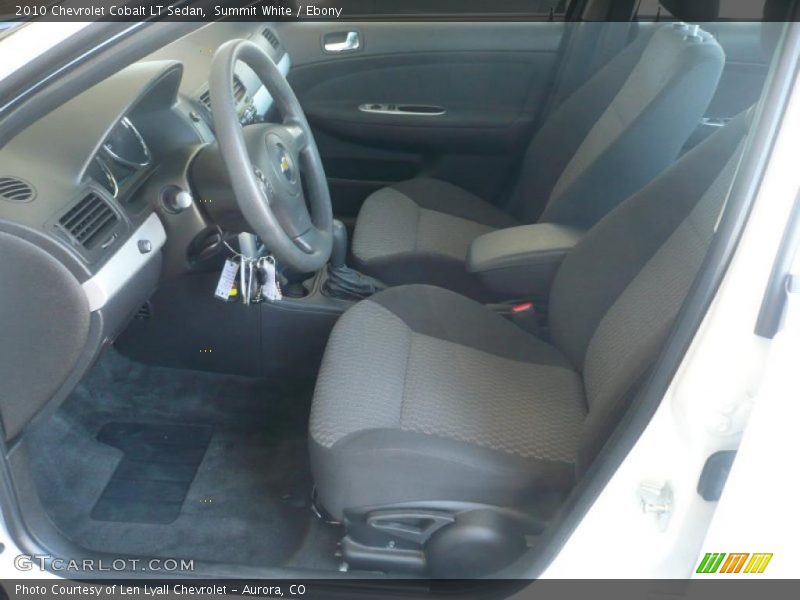 Summit White / Ebony 2010 Chevrolet Cobalt LT Sedan