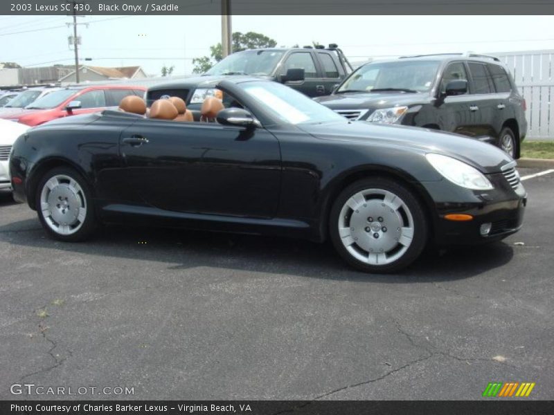 Black Onyx / Saddle 2003 Lexus SC 430