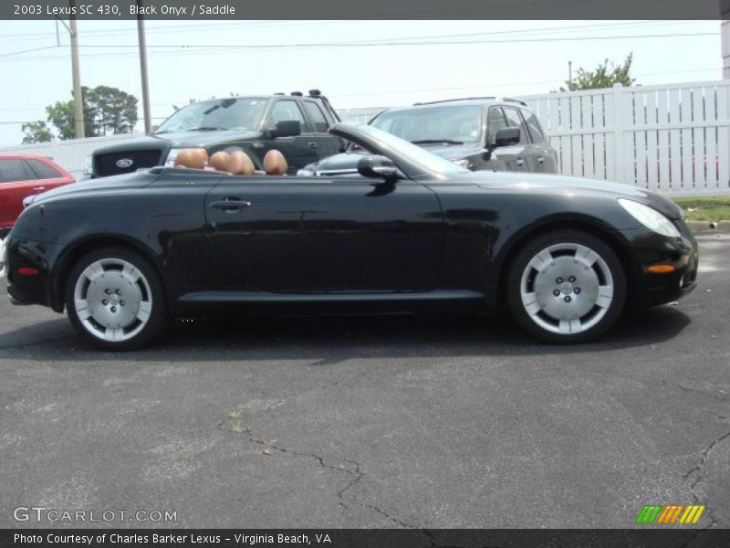 Black Onyx / Saddle 2003 Lexus SC 430