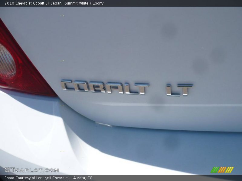 Summit White / Ebony 2010 Chevrolet Cobalt LT Sedan