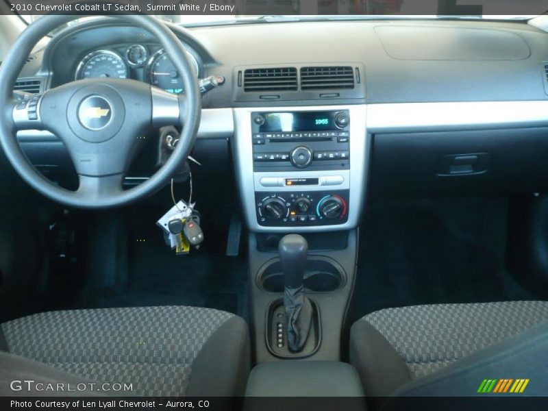Summit White / Ebony 2010 Chevrolet Cobalt LT Sedan