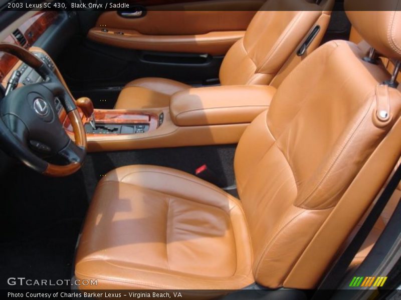  2003 SC 430 Saddle Interior