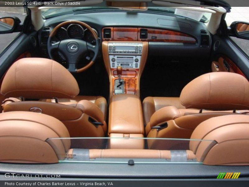 Black Onyx / Saddle 2003 Lexus SC 430