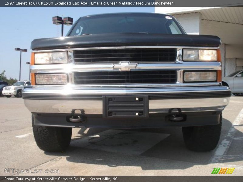 Emerald Green Metallic / Medium Dark Pewter 1997 Chevrolet C/K K1500 Extended Cab 4x4
