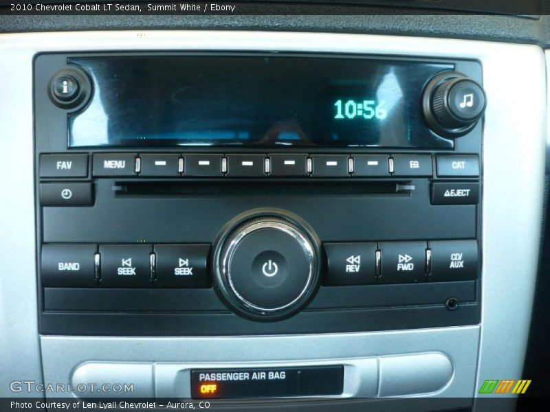 Summit White / Ebony 2010 Chevrolet Cobalt LT Sedan