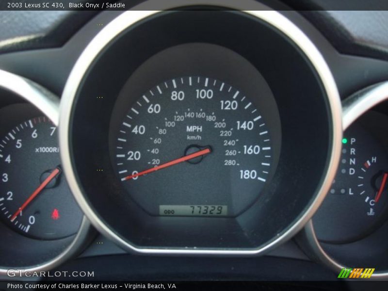 Black Onyx / Saddle 2003 Lexus SC 430