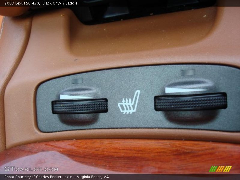 Black Onyx / Saddle 2003 Lexus SC 430