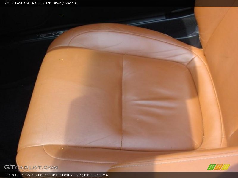 Black Onyx / Saddle 2003 Lexus SC 430