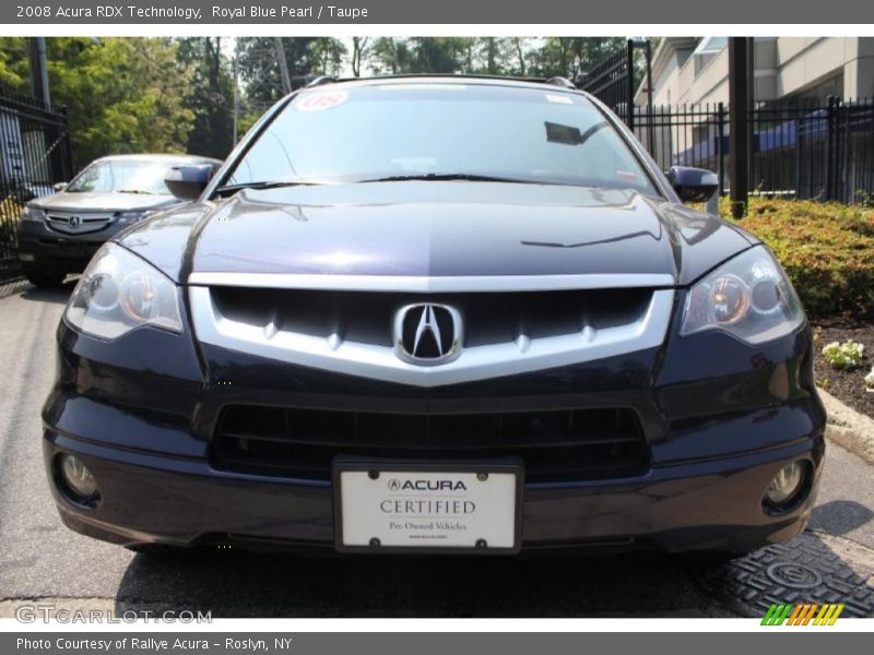 Royal Blue Pearl / Taupe 2008 Acura RDX Technology