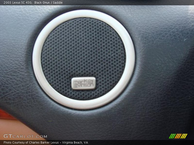 Black Onyx / Saddle 2003 Lexus SC 430