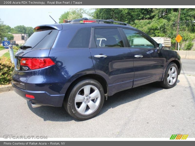 Royal Blue Pearl / Taupe 2008 Acura RDX Technology