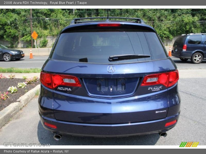 Royal Blue Pearl / Taupe 2008 Acura RDX Technology