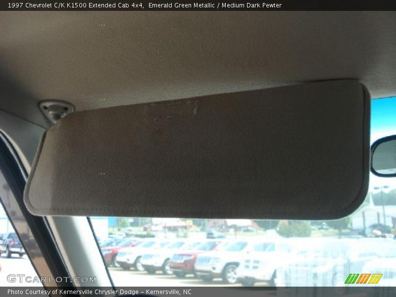 Emerald Green Metallic / Medium Dark Pewter 1997 Chevrolet C/K K1500 Extended Cab 4x4