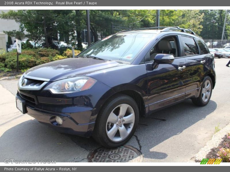Royal Blue Pearl / Taupe 2008 Acura RDX Technology
