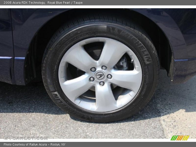 Royal Blue Pearl / Taupe 2008 Acura RDX Technology