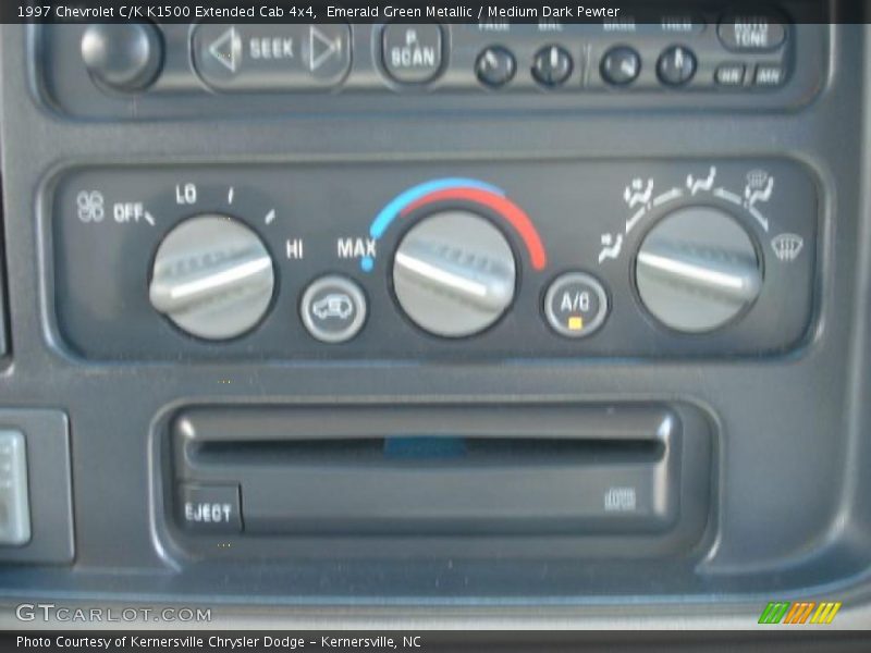 Emerald Green Metallic / Medium Dark Pewter 1997 Chevrolet C/K K1500 Extended Cab 4x4