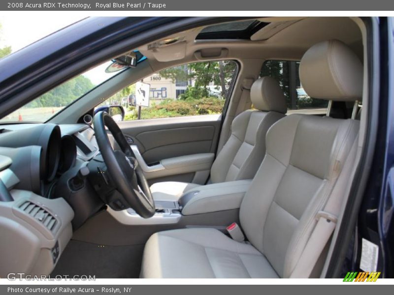 Royal Blue Pearl / Taupe 2008 Acura RDX Technology
