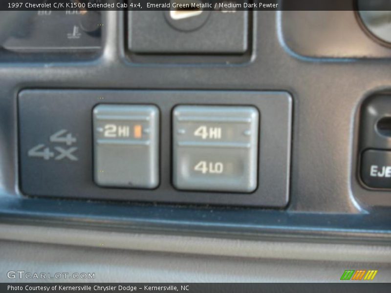 Emerald Green Metallic / Medium Dark Pewter 1997 Chevrolet C/K K1500 Extended Cab 4x4