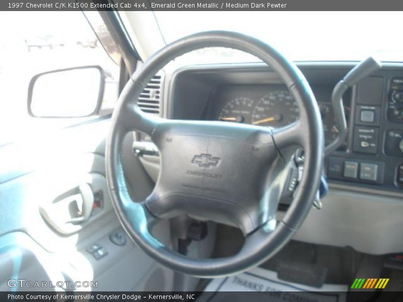 Emerald Green Metallic / Medium Dark Pewter 1997 Chevrolet C/K K1500 Extended Cab 4x4