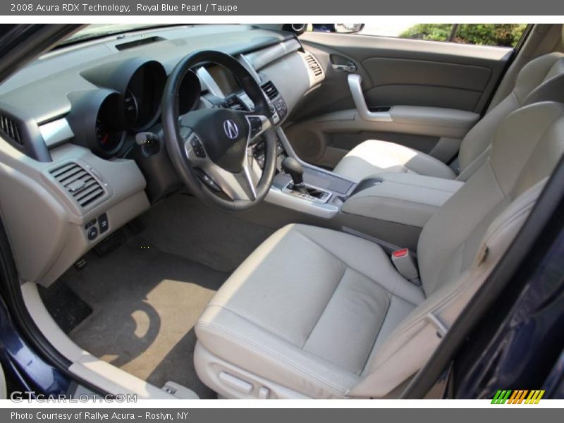Royal Blue Pearl / Taupe 2008 Acura RDX Technology