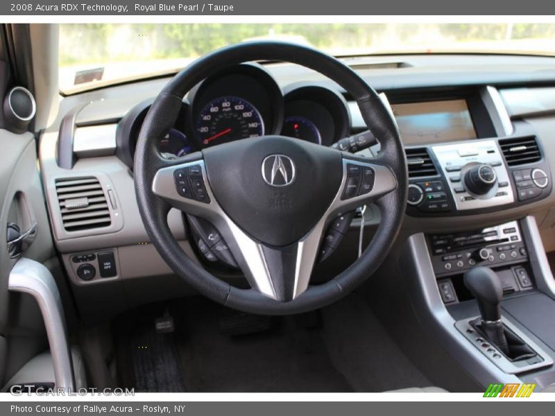 Royal Blue Pearl / Taupe 2008 Acura RDX Technology