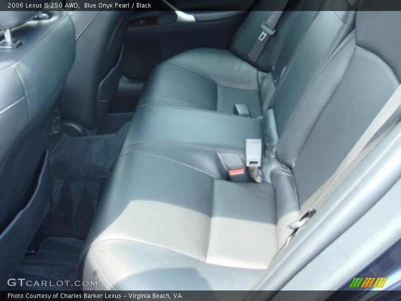 Blue Onyx Pearl / Black 2006 Lexus IS 250 AWD